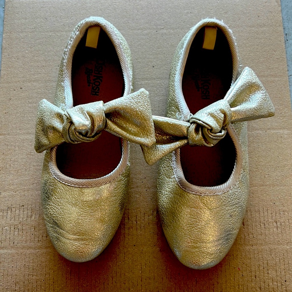 Gold girl OshKosh shoes